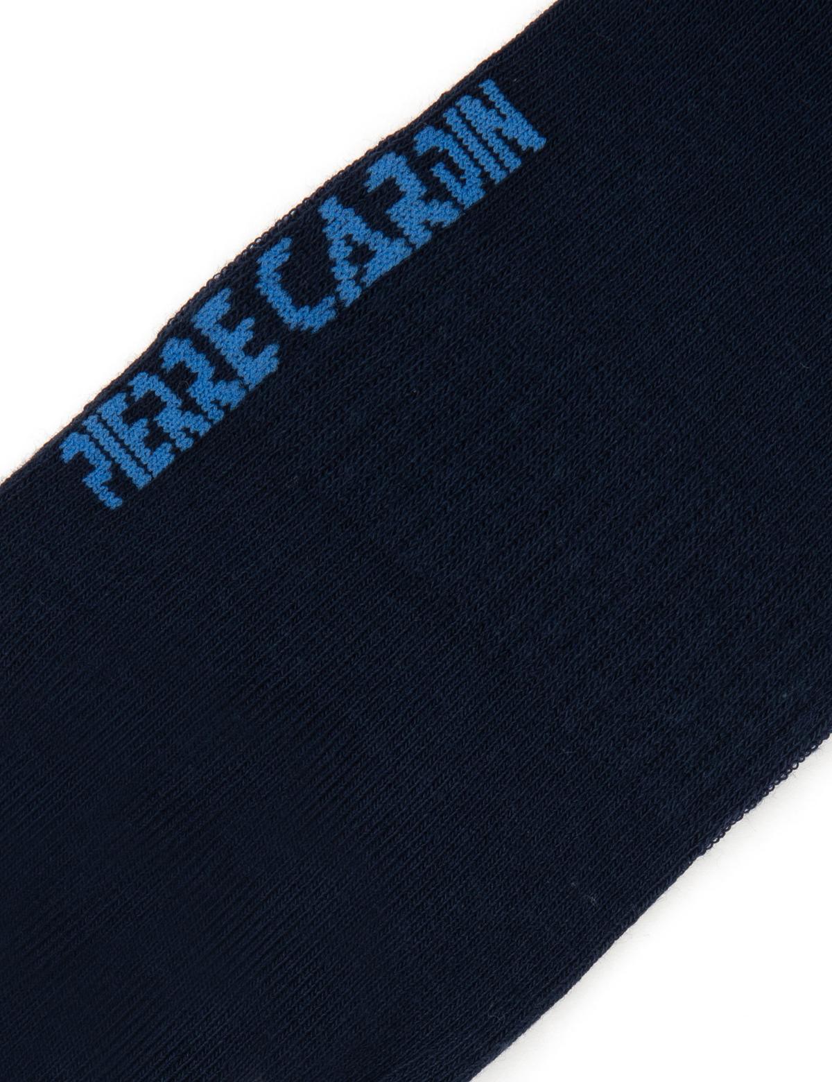 Erkek Pamuk Karışımlı Lacivert Soket Desenli Çorap - 50299675002