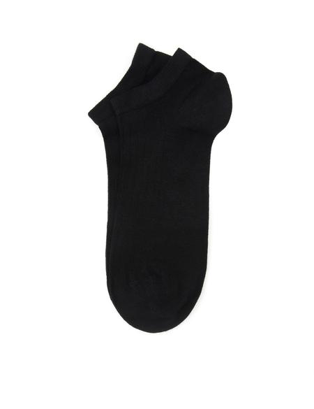 Erkek Bambu Karışımlı Siyah Patik Desenli Çorap - 50299897001