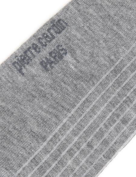 Erkek Bambu Karışımlı Gri Patik Desenli Çorap - 50299897003