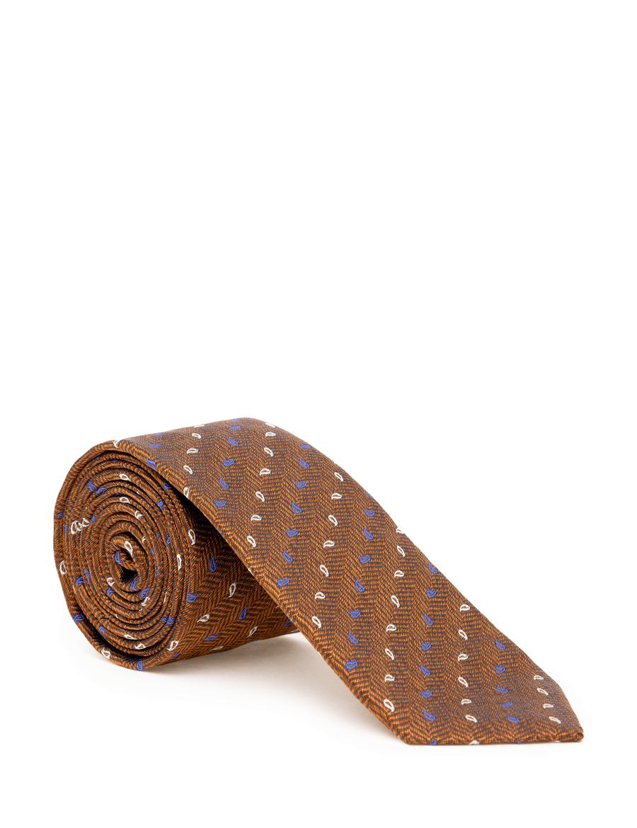 Turuncu İpek Kravat