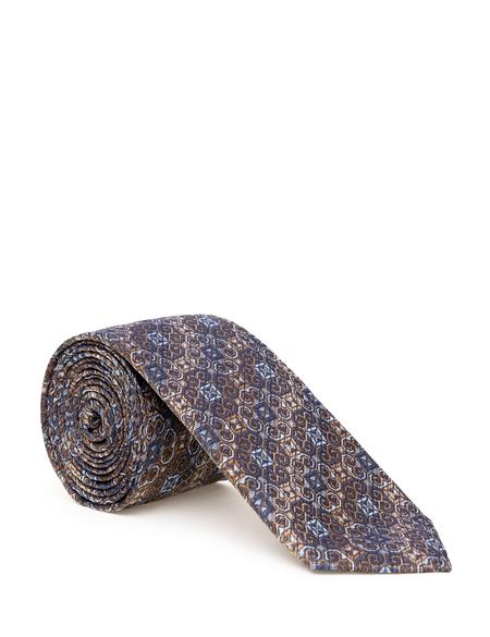 Kahverengi İpek Kravat - 50301104002