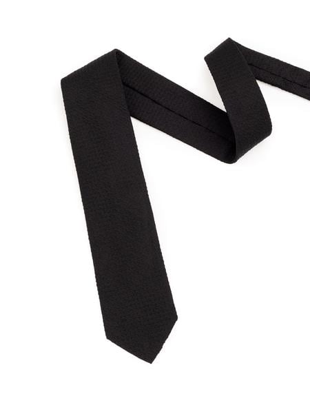 Siyah İpek Kravat - 50301103001