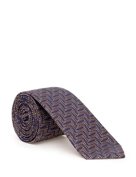 Kahverengi İpek Kravat - 50301098002