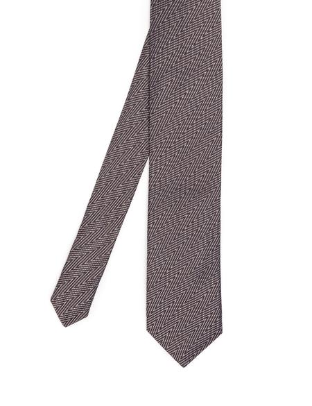 Kahverengi İpek Kravat - 50301100001