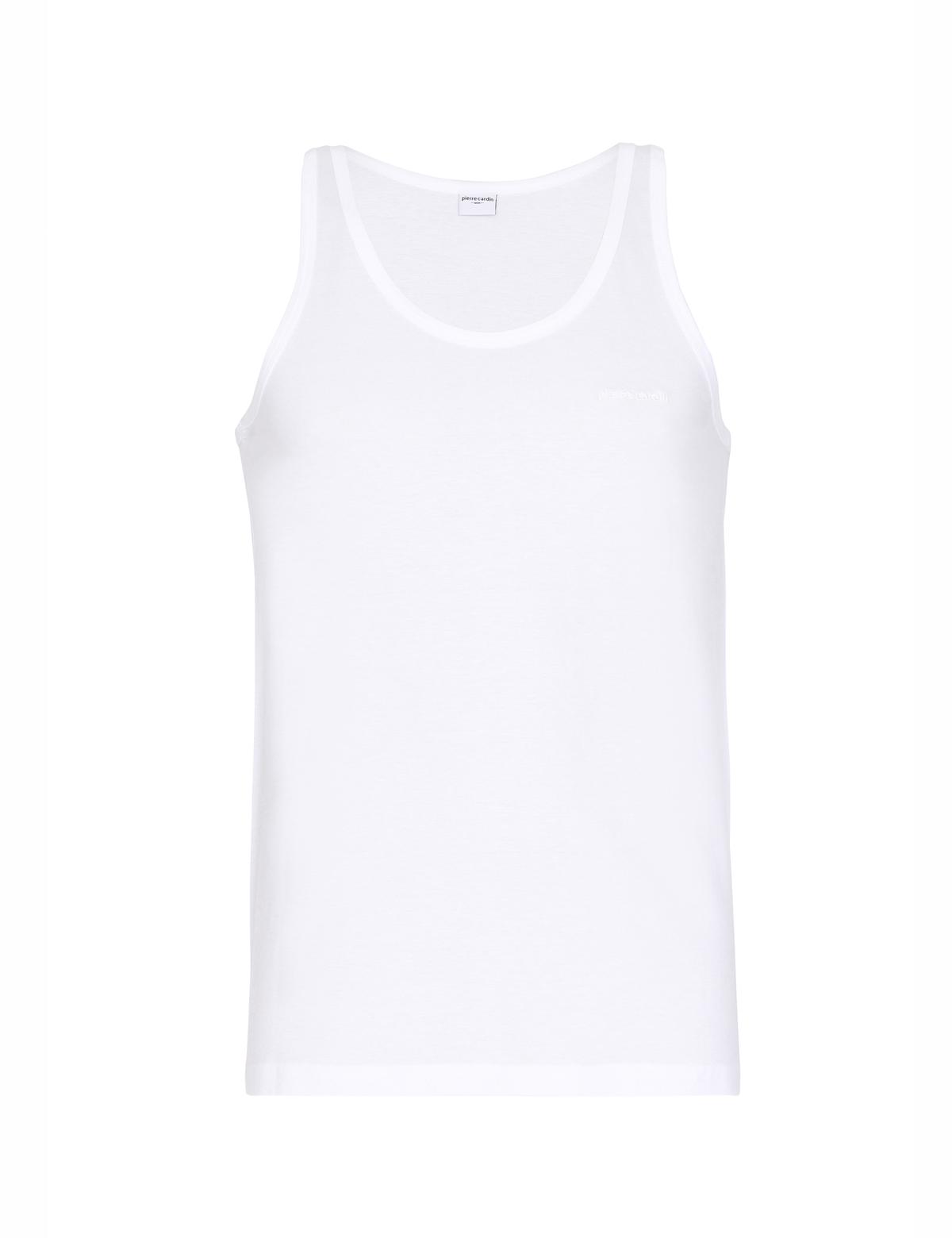 Beyaz Pamuklu 2'li Atlet - 50305204003