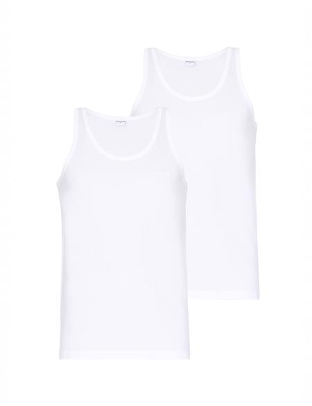 Beyaz Pamuklu 2'li Atlet - 50305204003