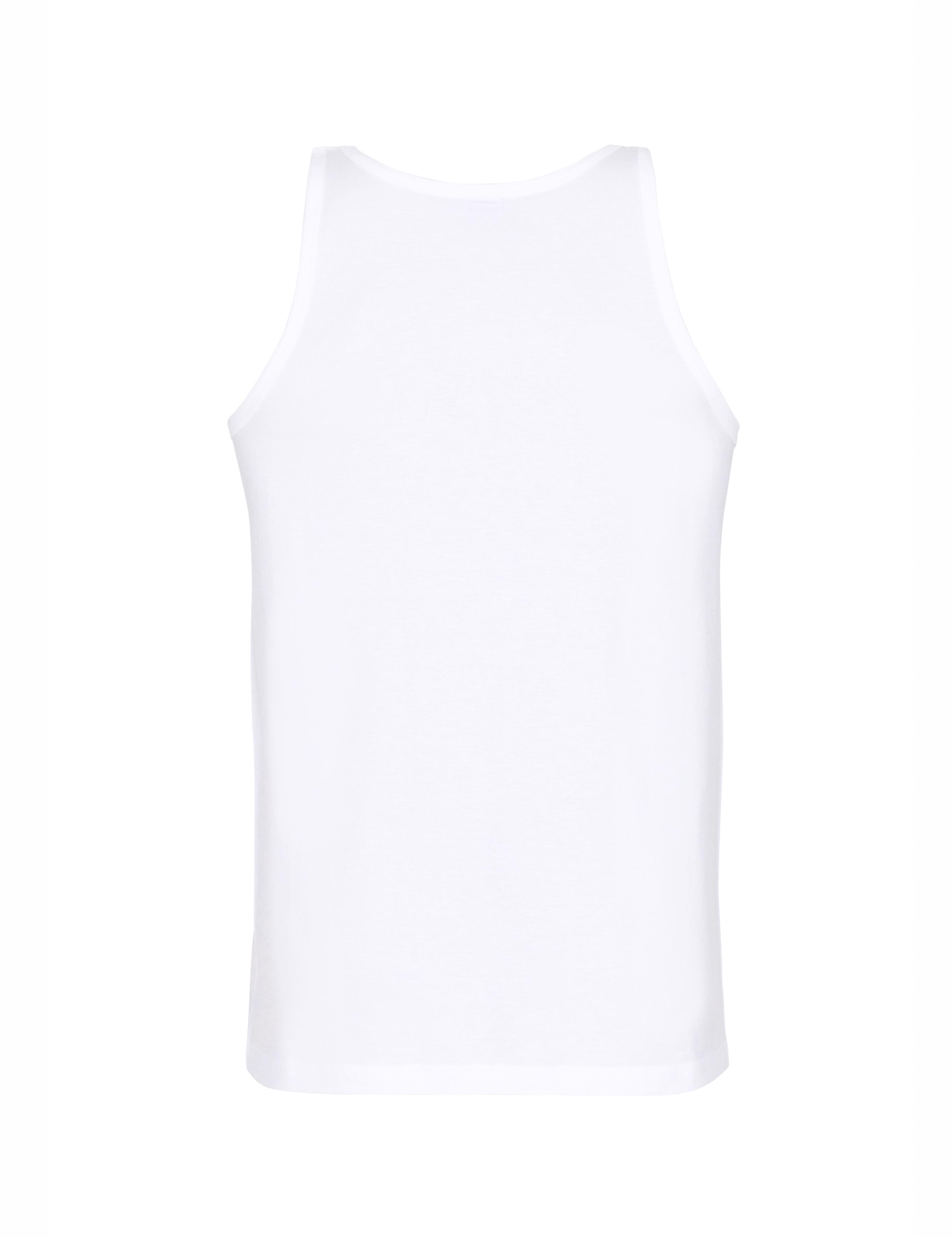 Beyaz Pamuklu 2'li Atlet