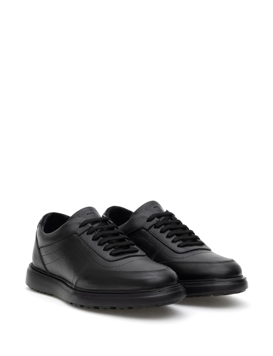 Siyah %100 Deri Casual Ayakkabı