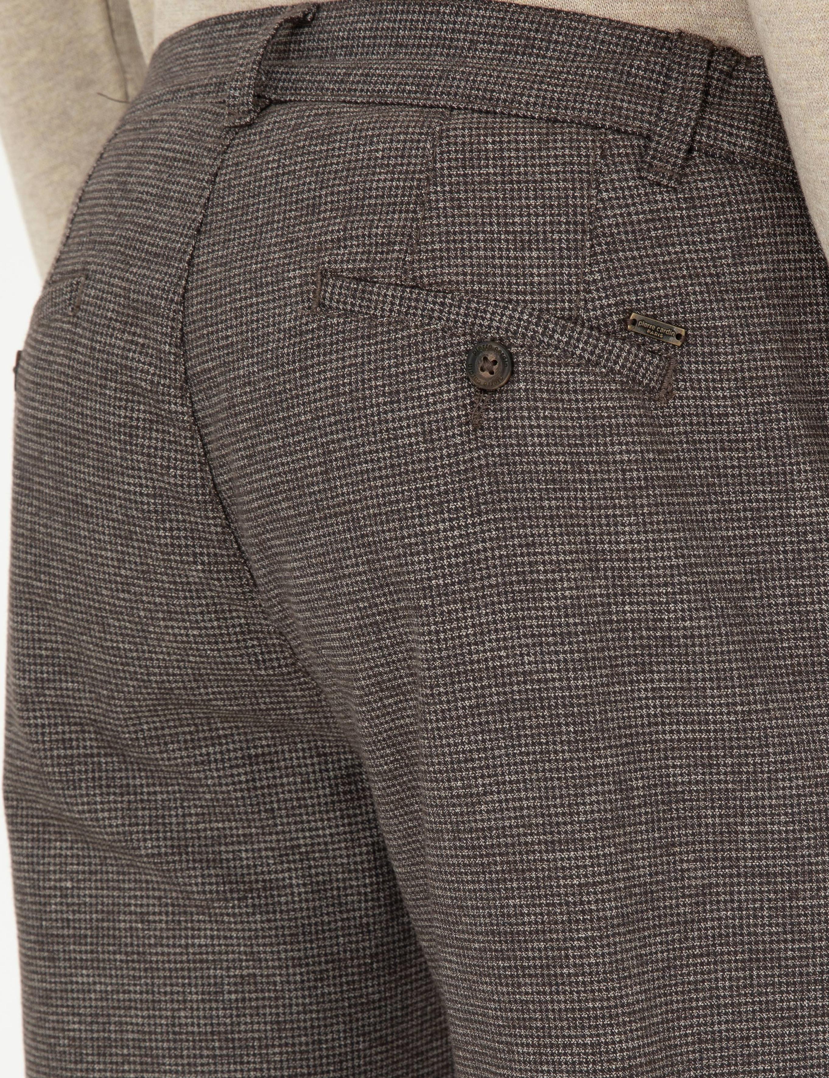 Kahverengi Slim Fit Kanvas Pantolon