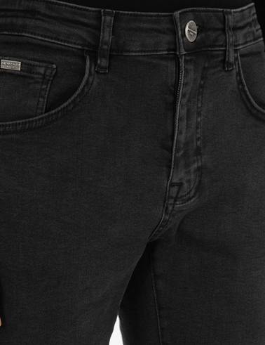Antrasit Slim Fit Jean Pantolon