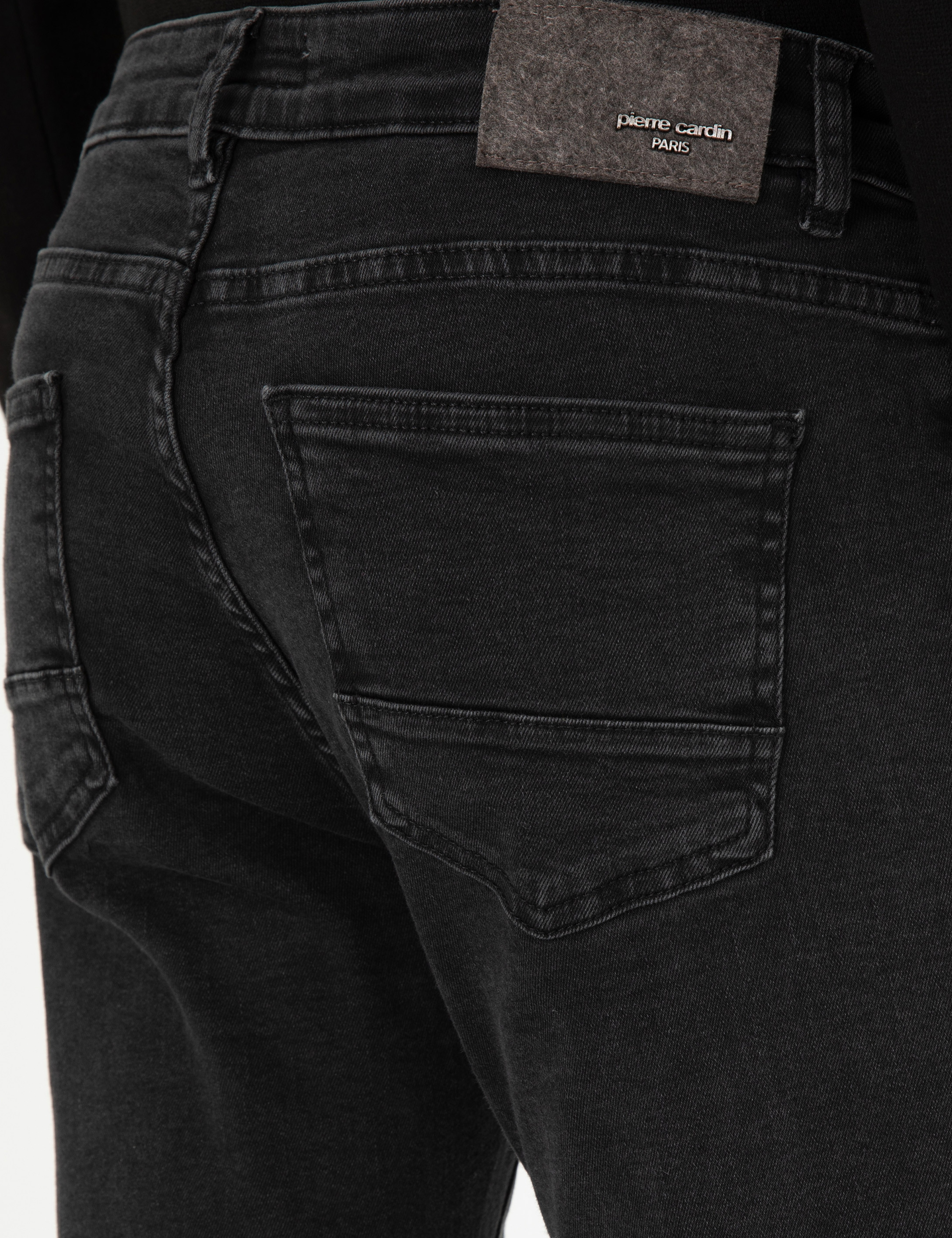 Antrasit Slim Fit Jean Pantolon - Image 6