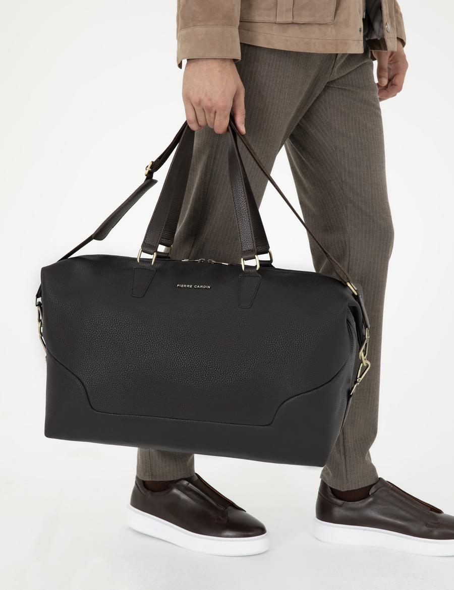 Erkek Kahverengi Spor Seyahat Çantası