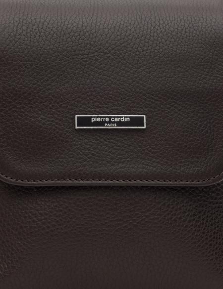 Erkek Kahverengi %100 Deri Omuz Çantası - 50296095001