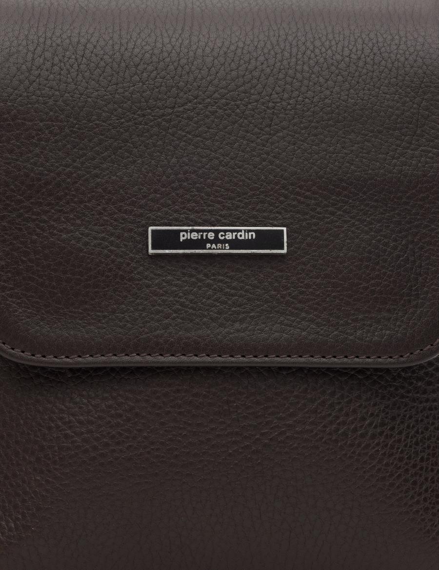 Erkek Kahverengi %100 Deri Omuz Çantası