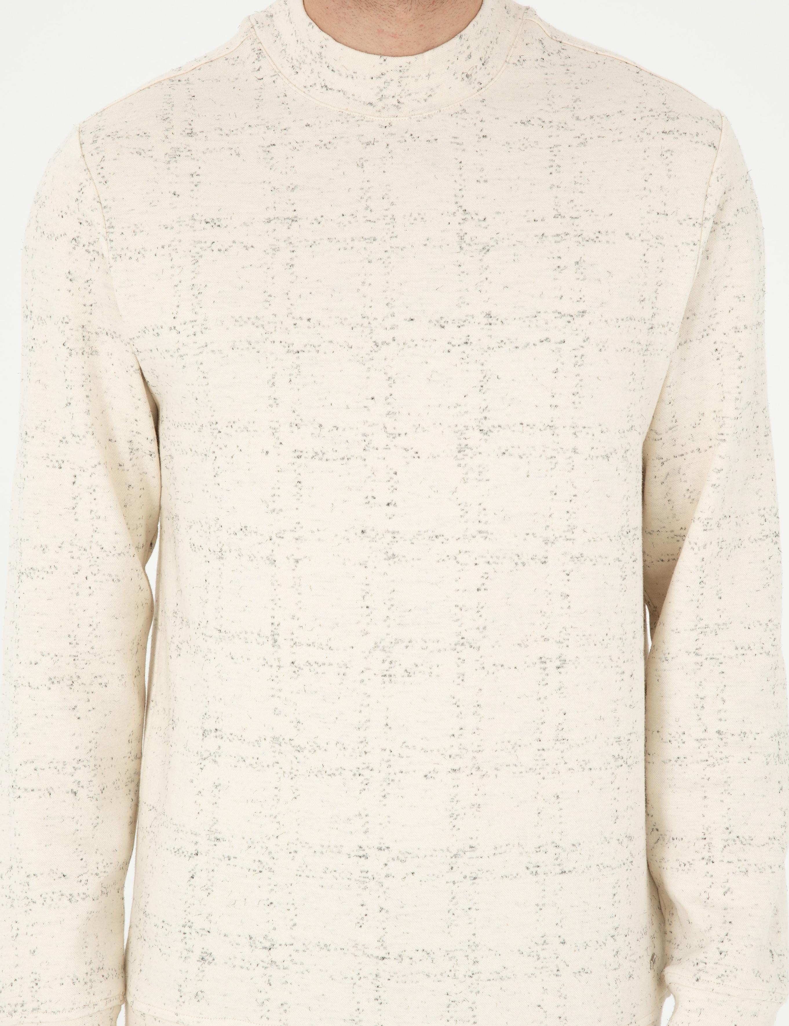 Ekru Regular Fit Sweatshirt