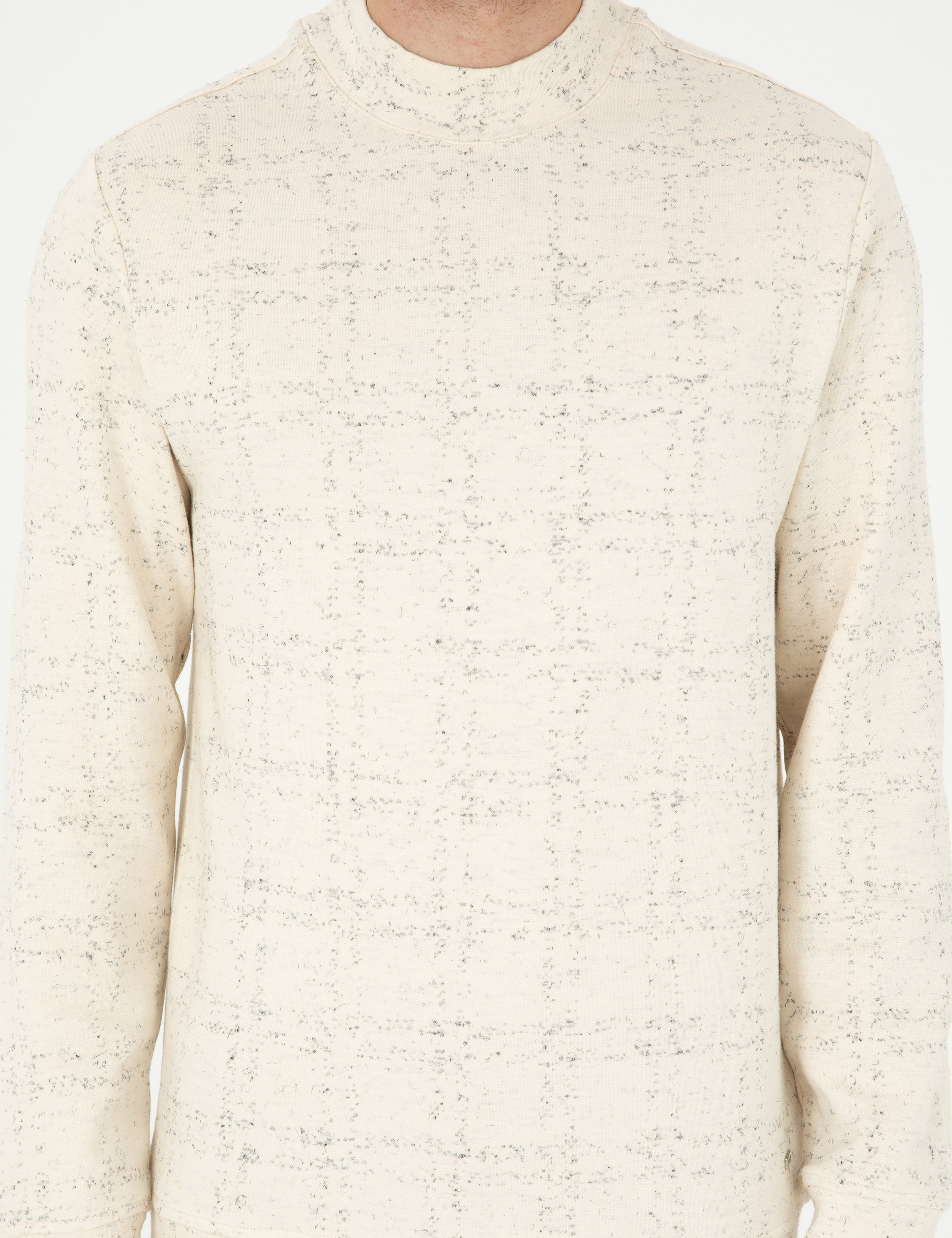 Ekru Regular Fit Sweatshirt