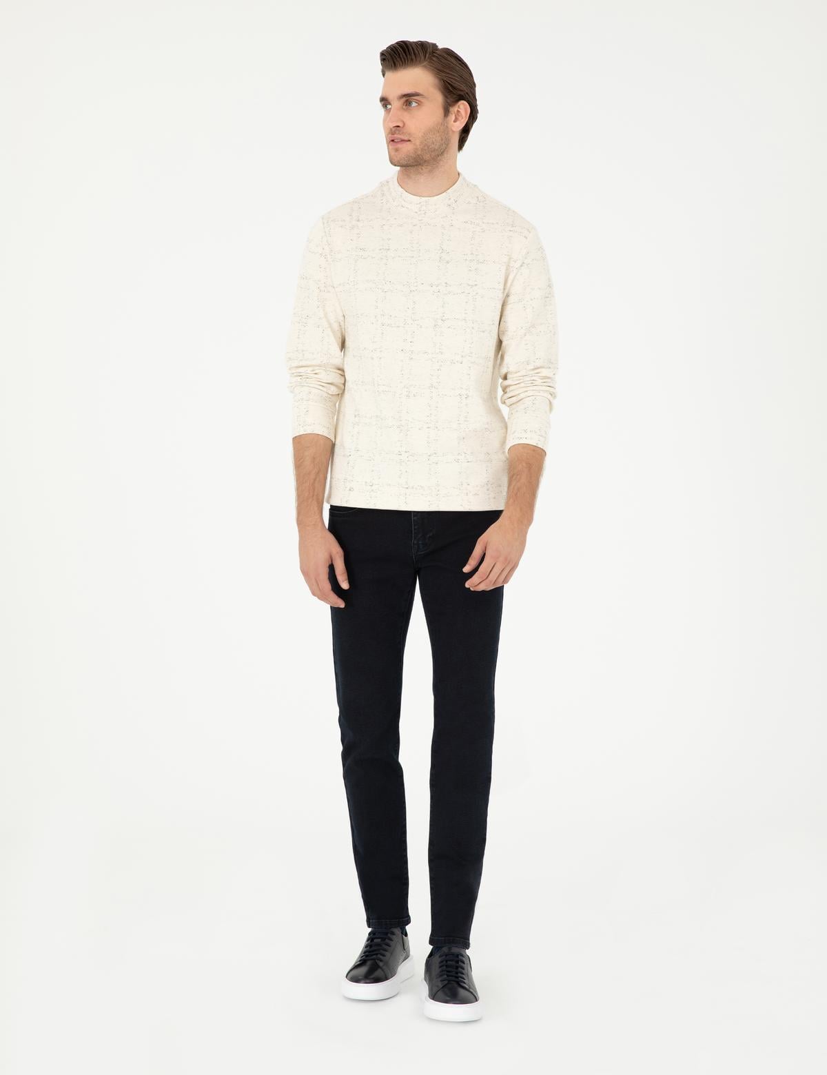 Ekru Regular Fit Sweatshirt - 50292470023