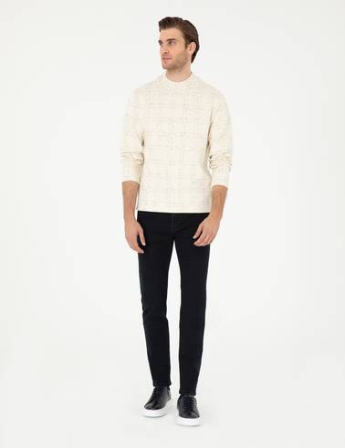Ekru Regular Fit Sweatshirt