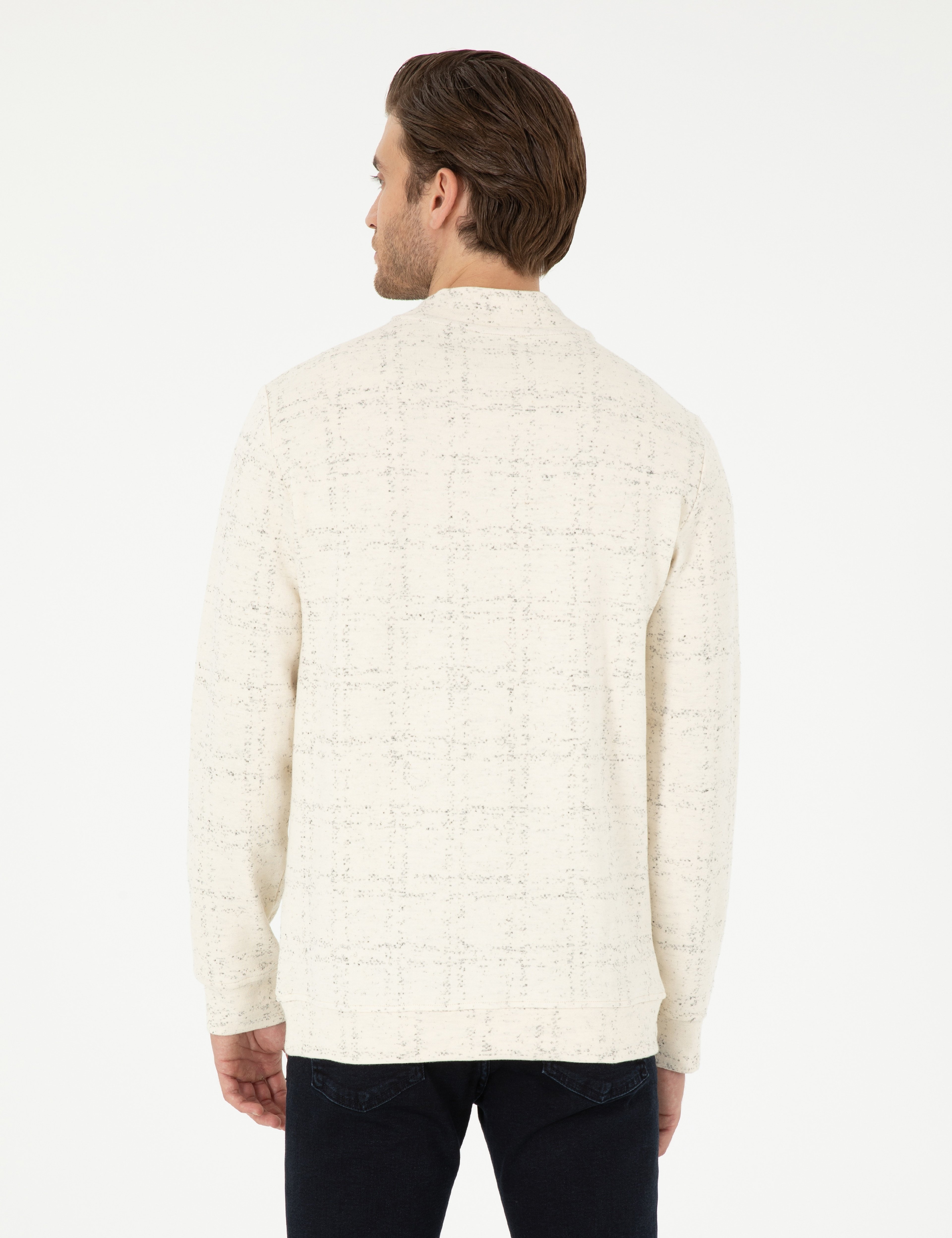 Ekru Regular Fit Sweatshirt