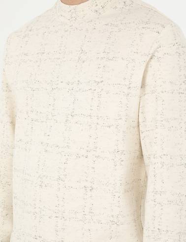 Ekru Regular Fit Sweatshirt
