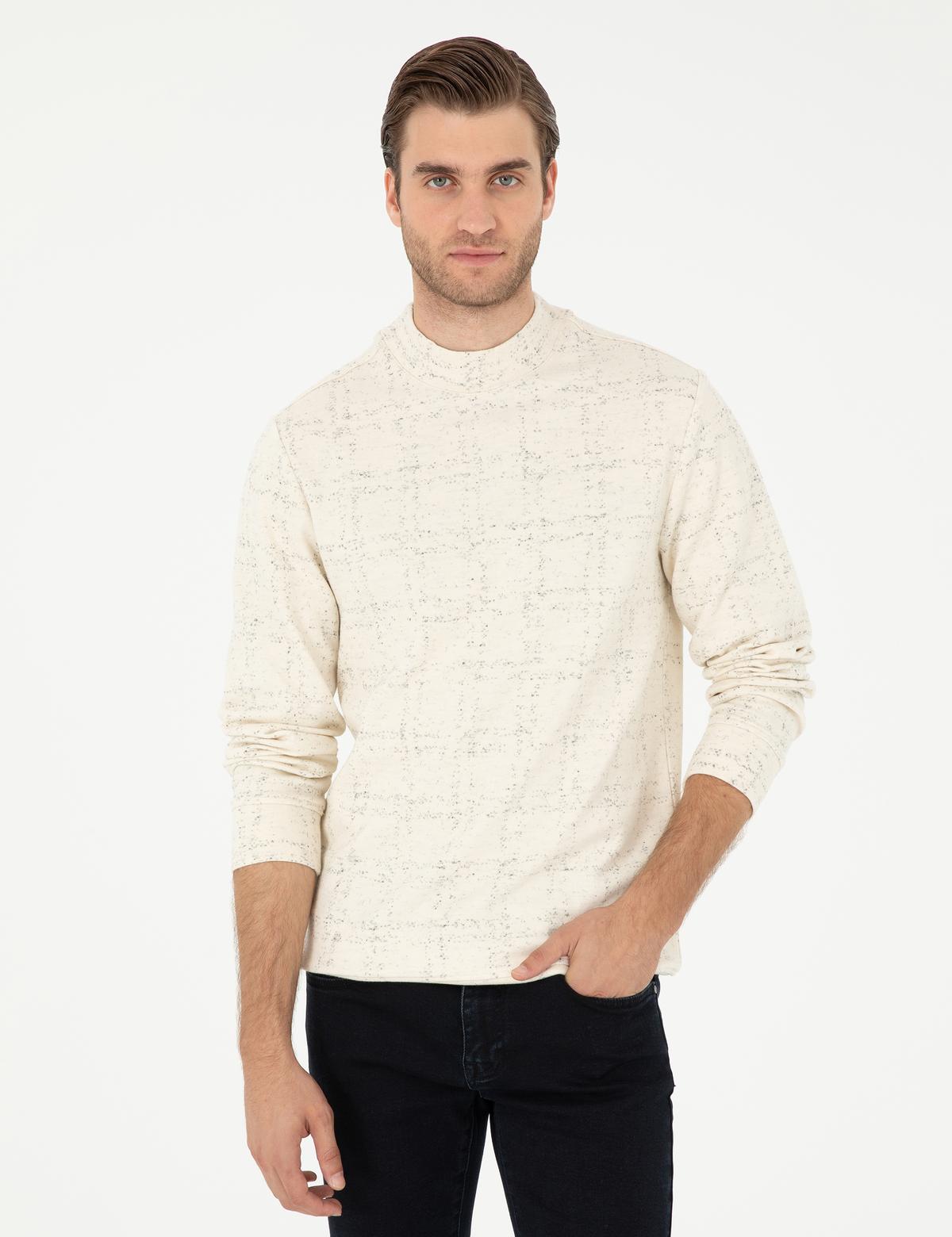 Ekru Regular Fit Sweatshirt