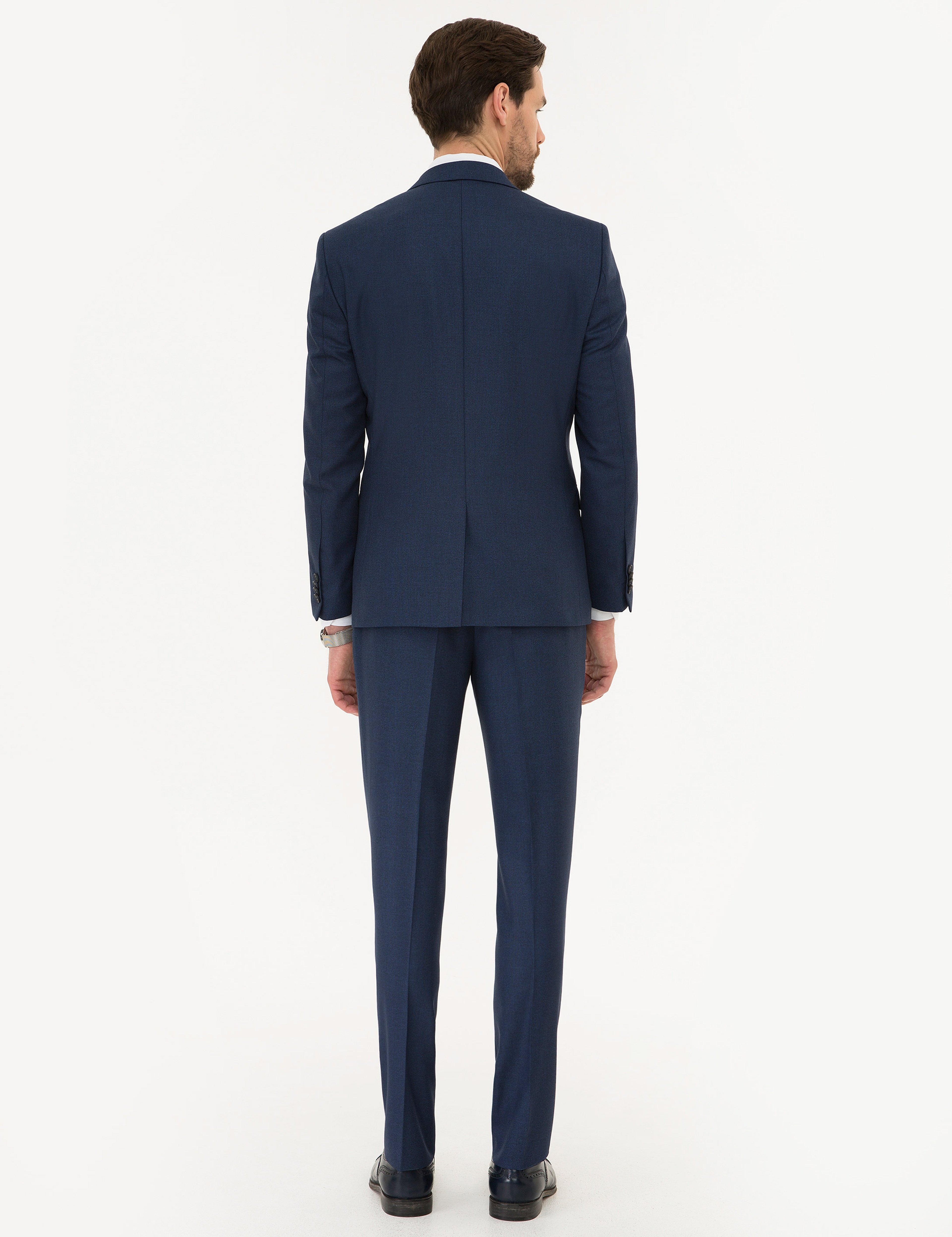 Açık Lacivert Slim Fit Takım Elbise - Image 4