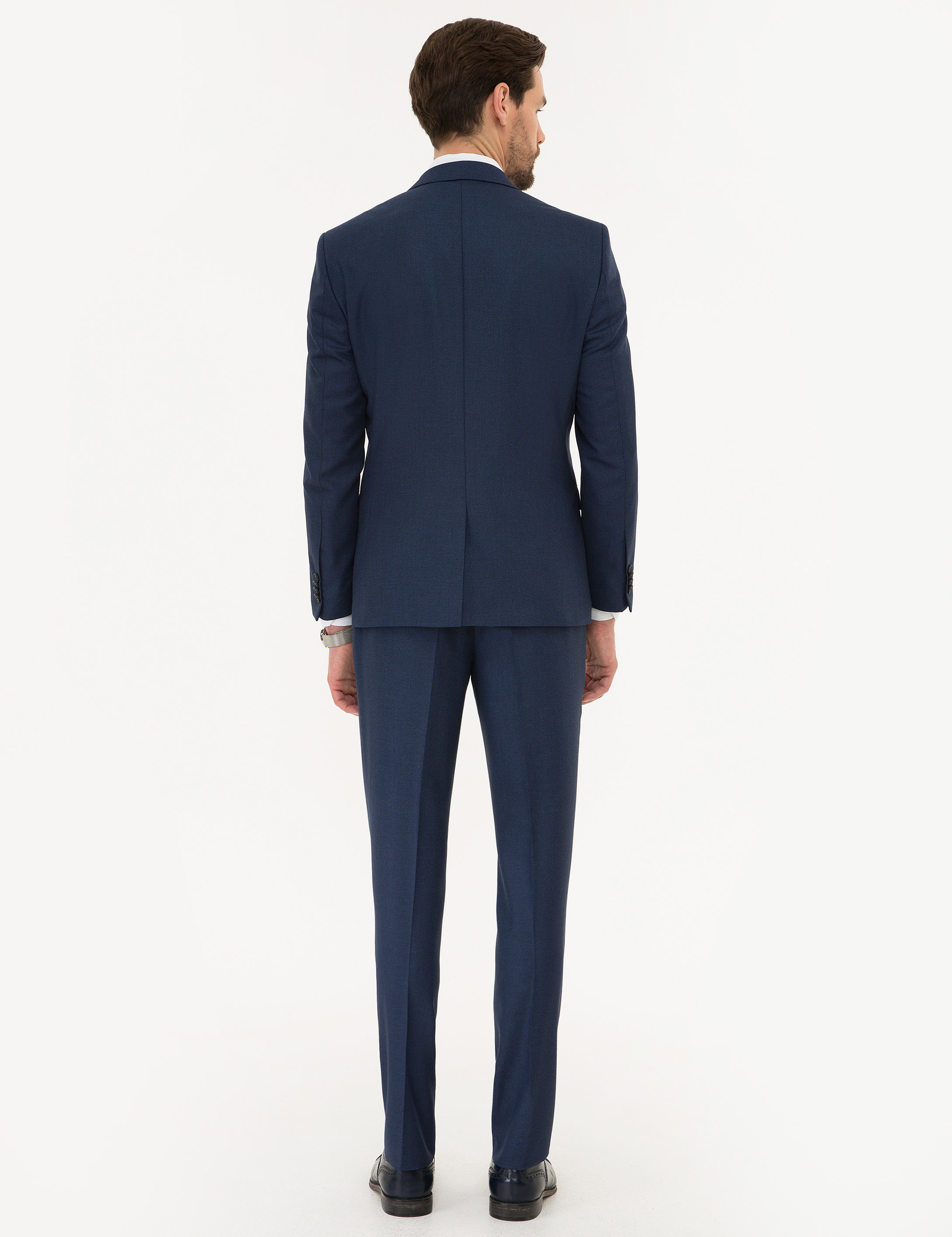 Açık Lacivert Slim Fit Takım Elbise