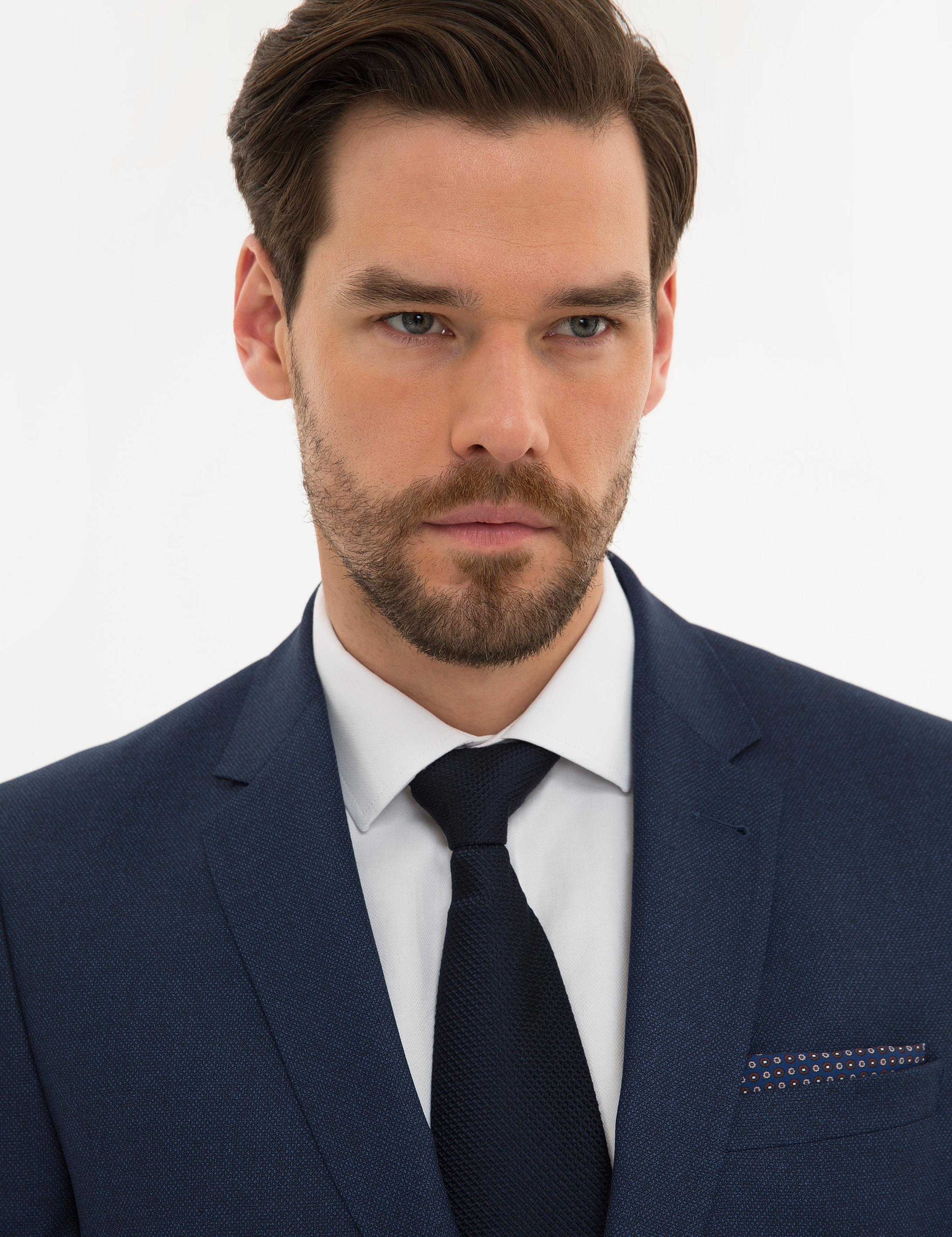 Açık Lacivert Slim Fit Takım Elbise