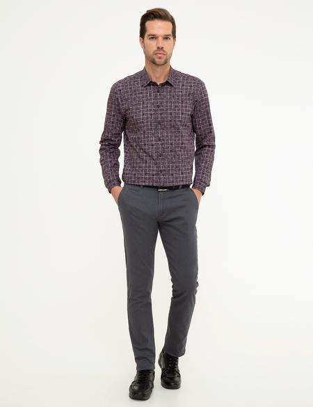 Antrasit Gri Slim Fit Chino Pantolon - 50224126016