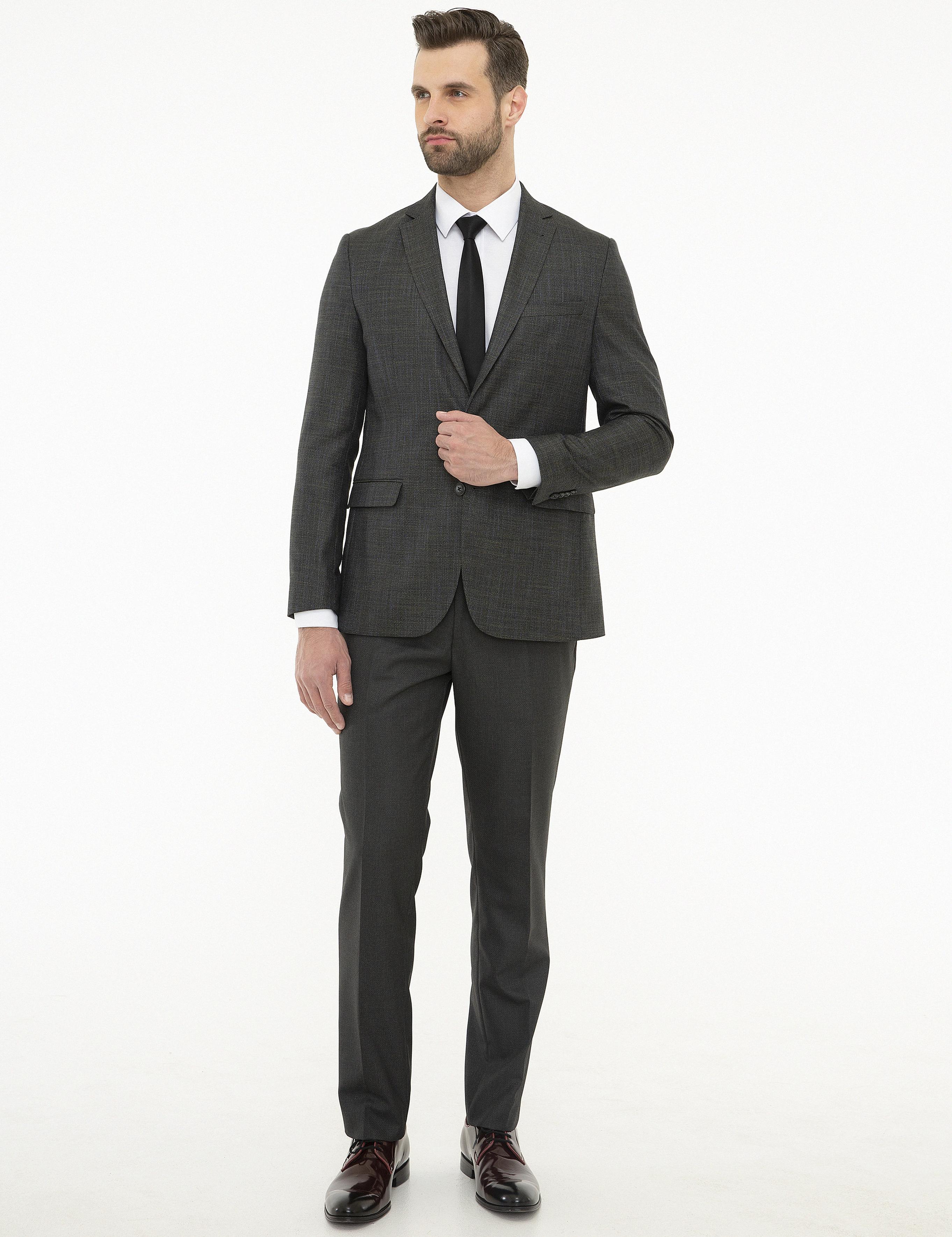 Siyah Slim Fit Ceket