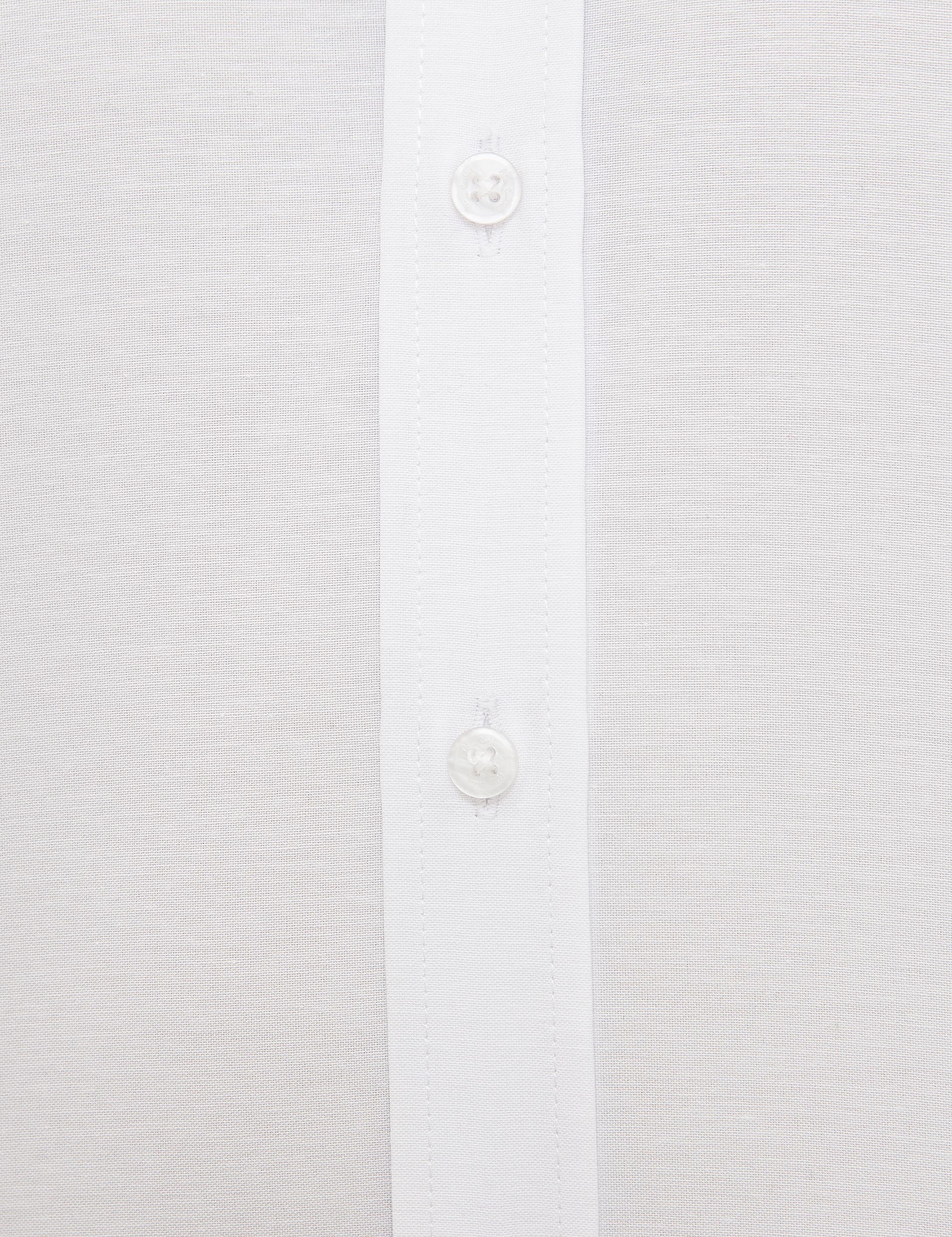 Beyaz Slim Fit Basic Gömlek - Image 6