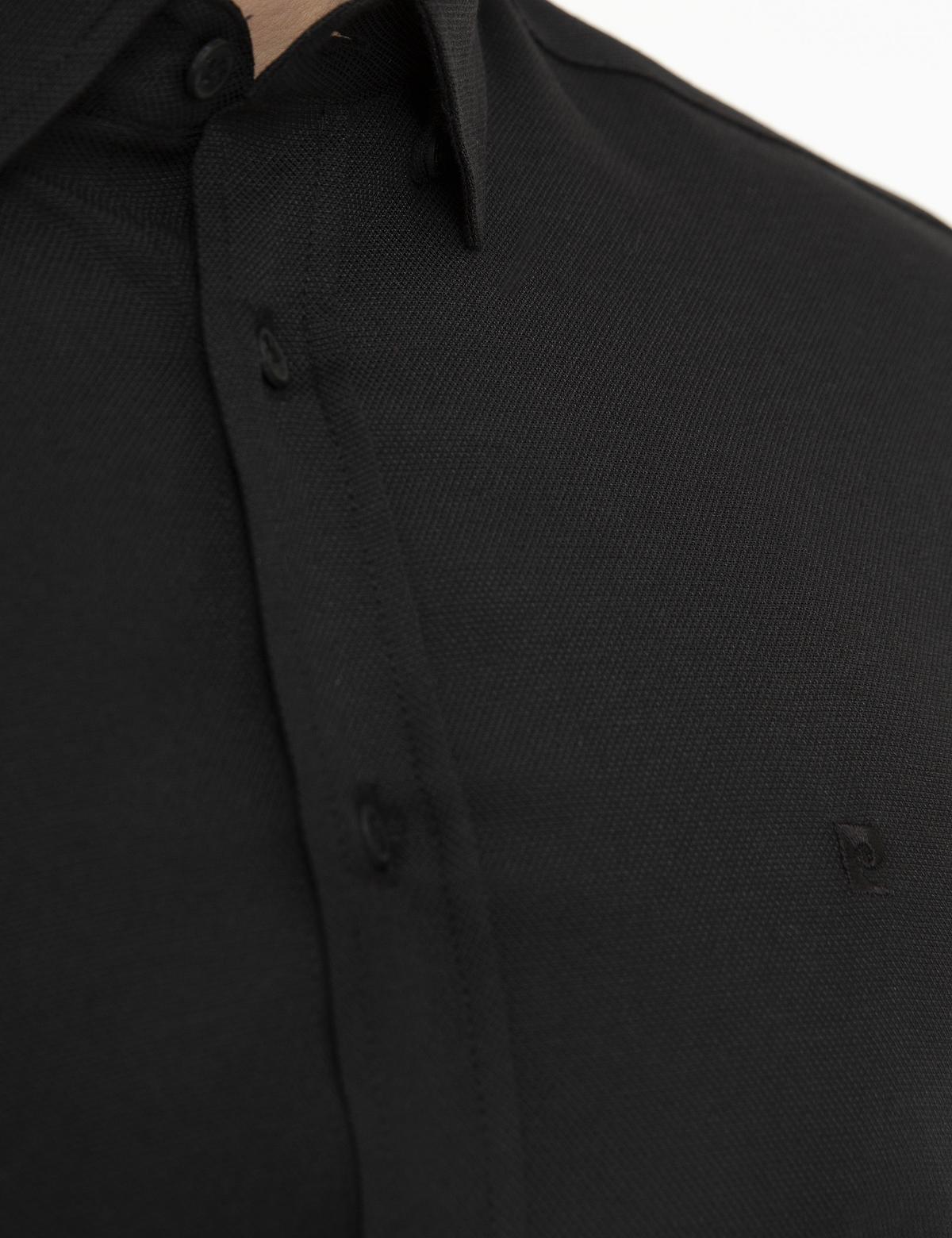 Siyah Slim Fit Oxford Gömlek - 50226655015