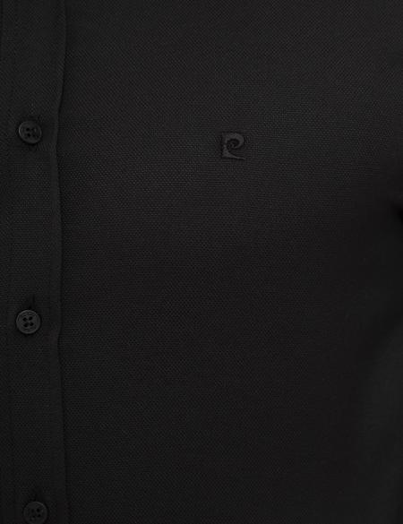 Siyah Slim Fit Oxford Gömlek - 50226655015