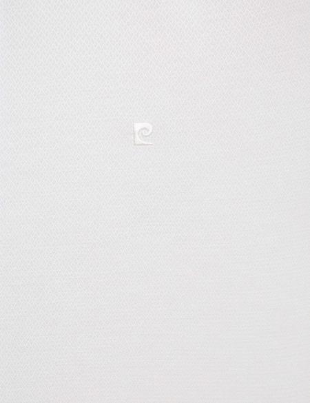 Beyaz Slim Fit Armürlü Gömlek - 50226656001