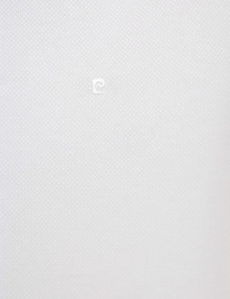 Beyaz Slim Fit Armürlü Gömlek - 50226657008