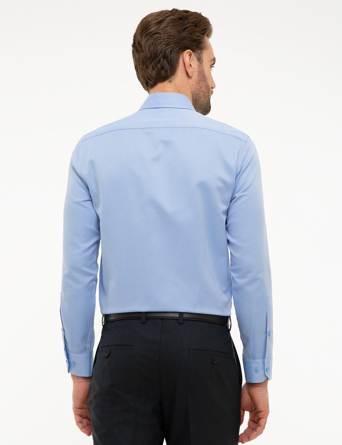 Mavi Slim Fit Armürlü Gömlek - 50226658010