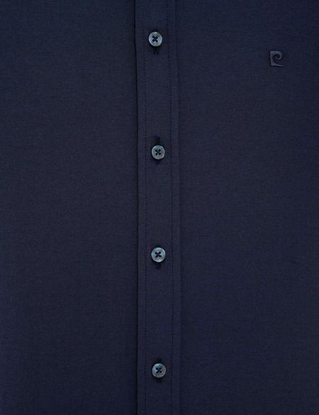 Lacivert Slim Fit Basic Gömlek - 50226660033