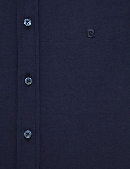 Lacivert Slim Fit Basic Gömlek - 50226660033