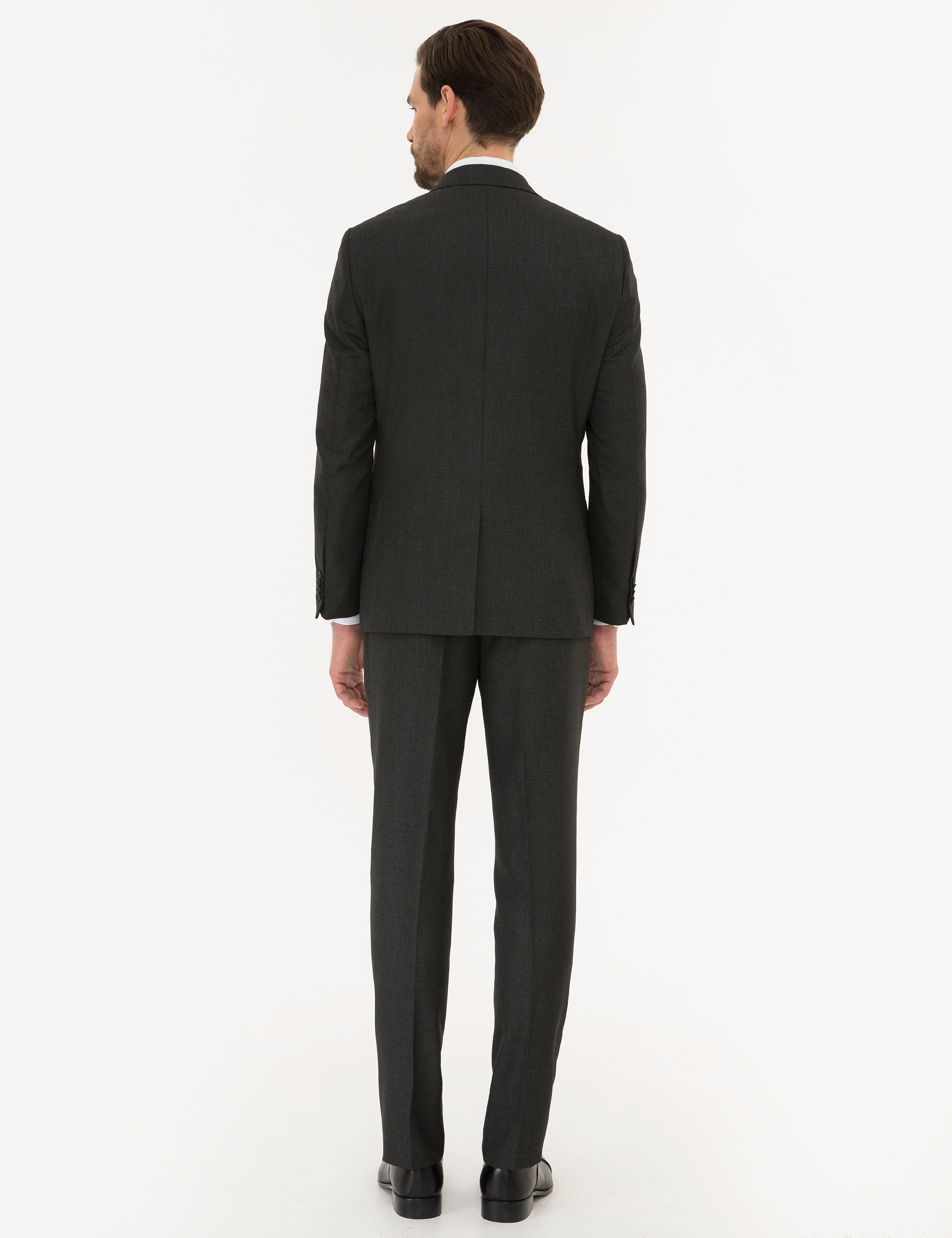 Siyah Slim Fit Takım Elbise - Image 4