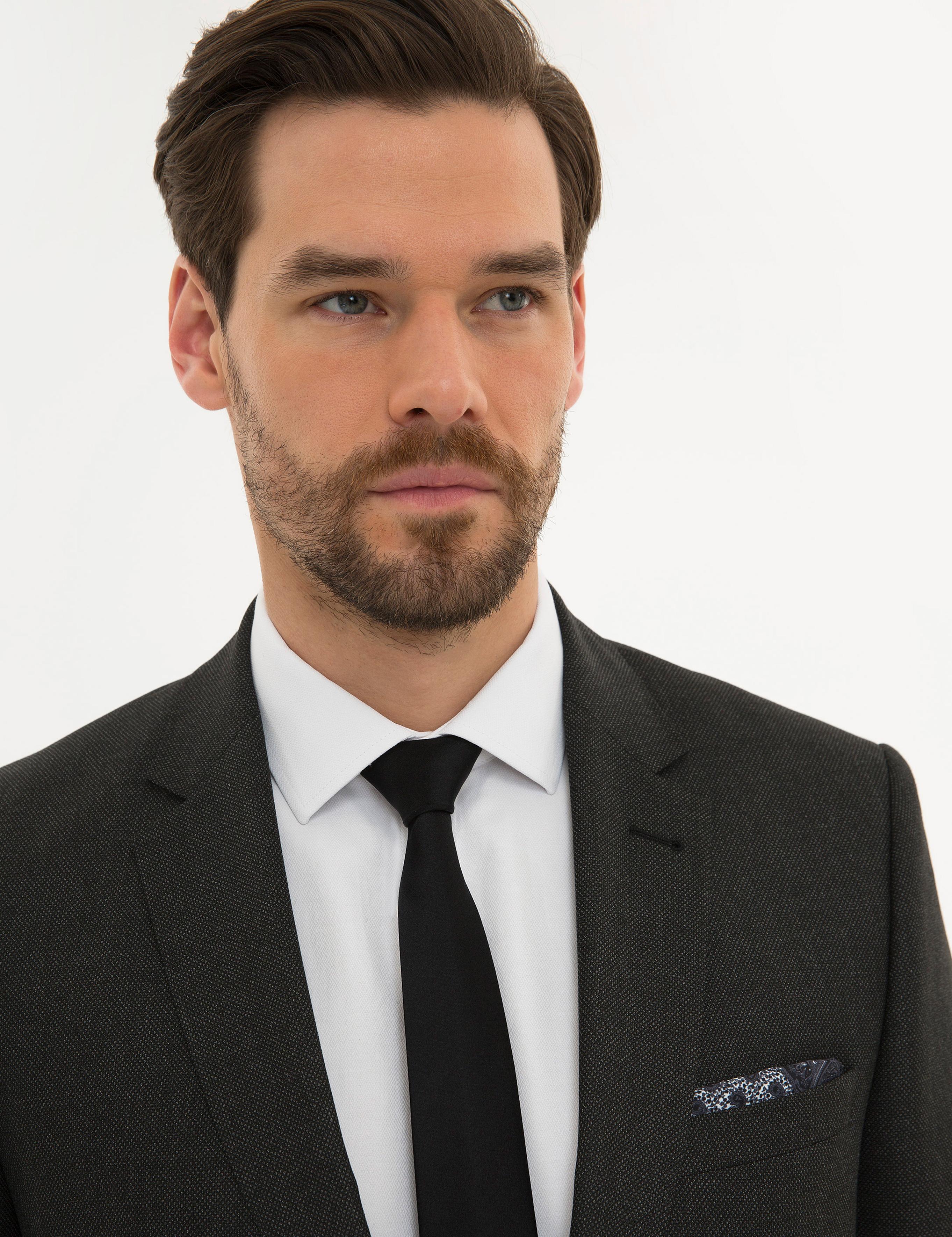 Siyah Slim Fit Takım Elbise