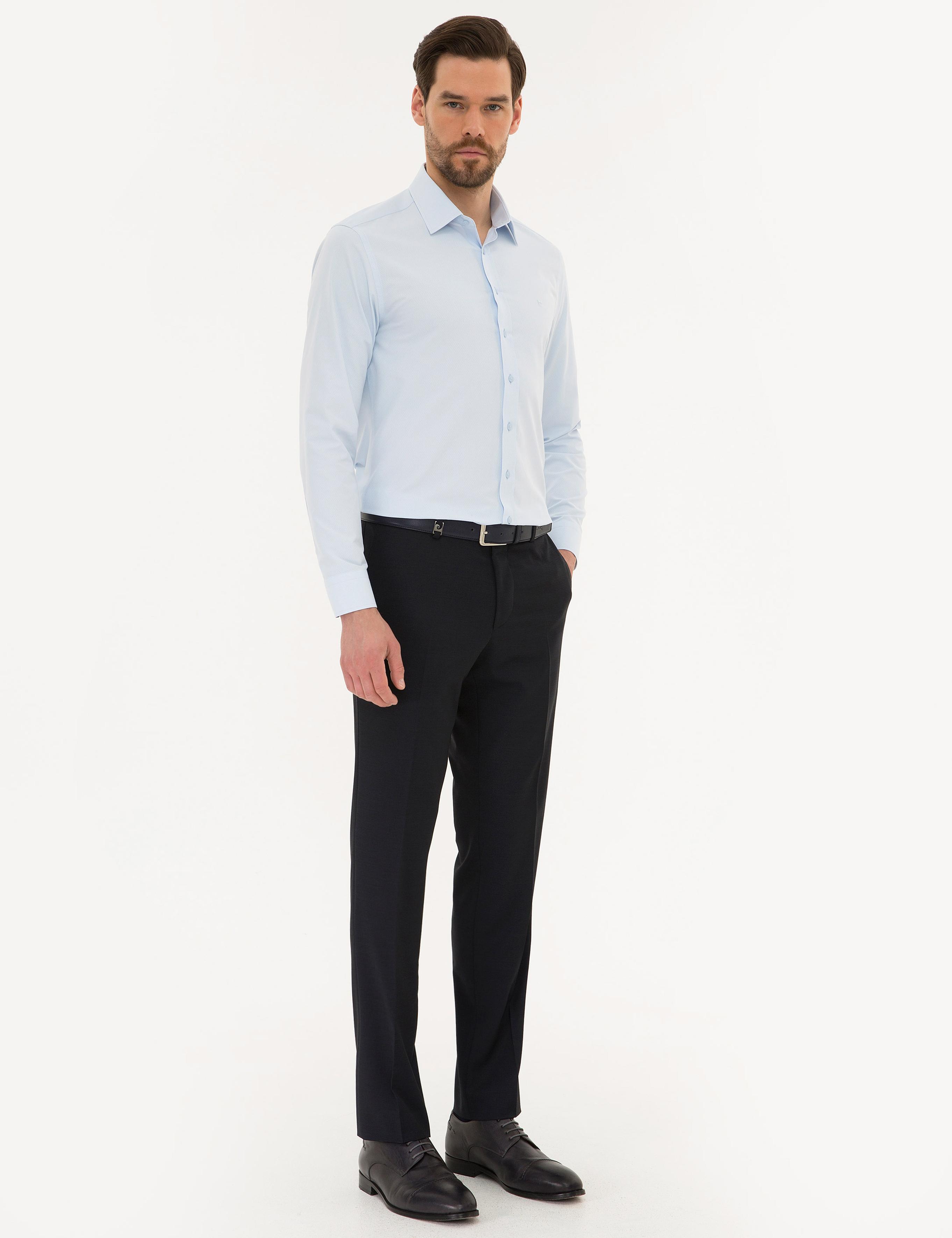 Lacivert Slim Fit Kumaş Pantolon