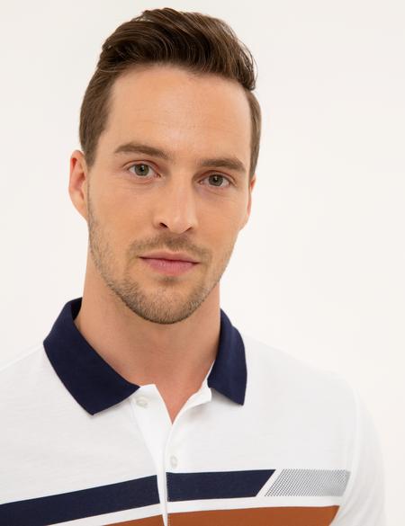 Beyaz Regular Fit Polo Yaka T-Shirt - 50226517005