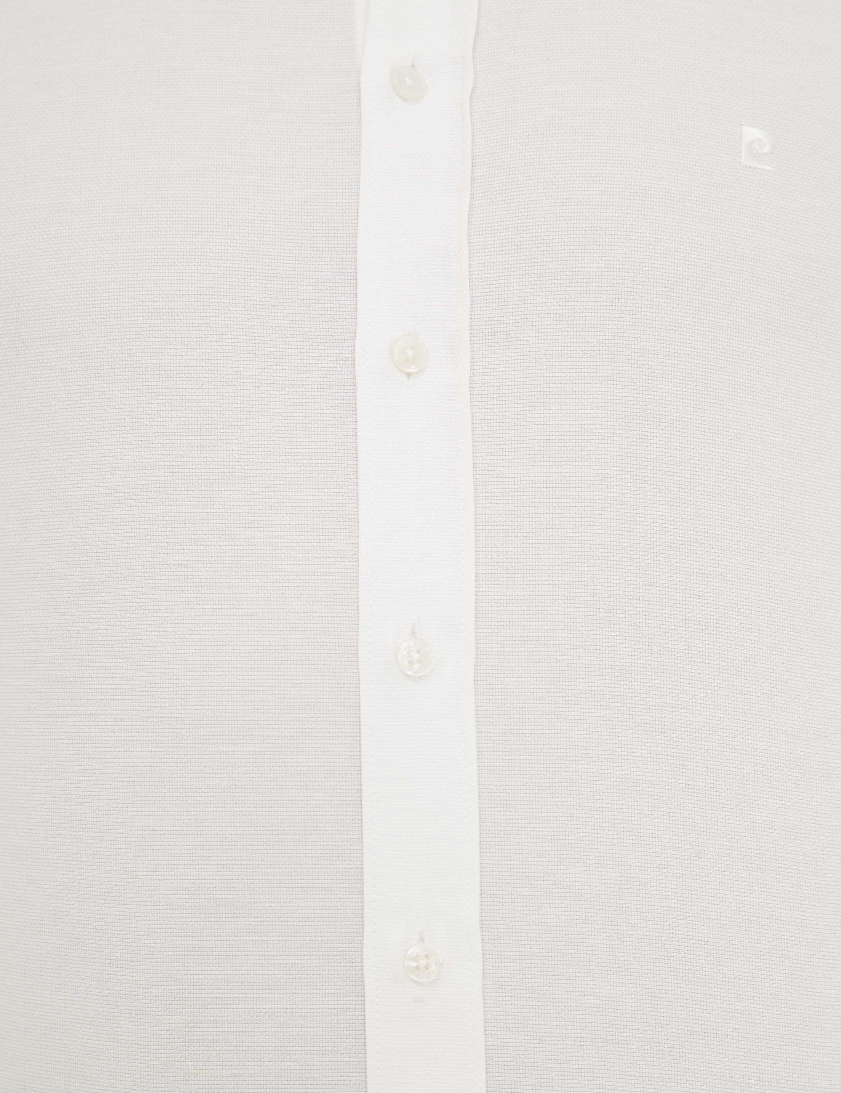 Beyaz Slim Fit Oxford Gömlek