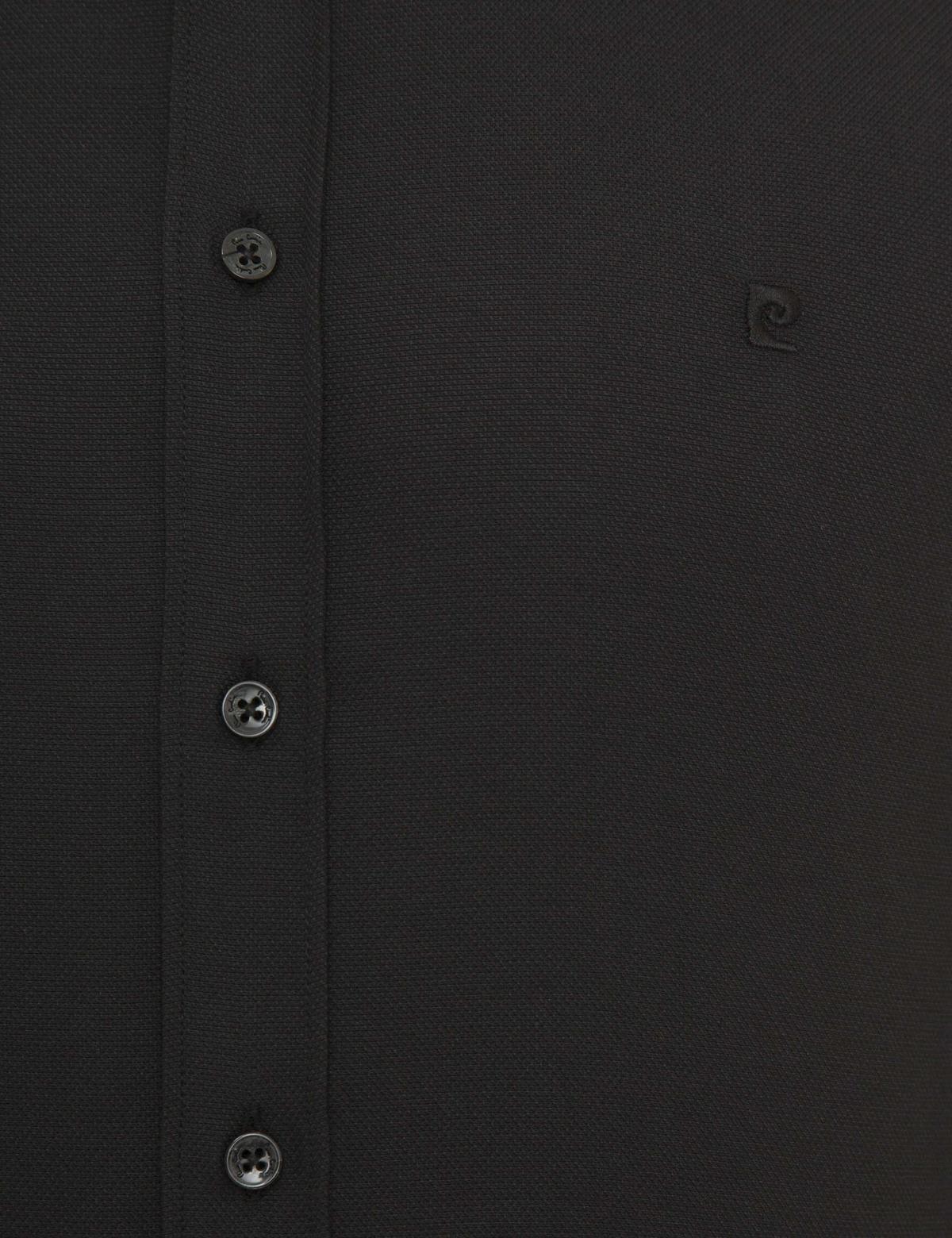 Siyah Slim Fit Oxford Gömlek - 50233546028