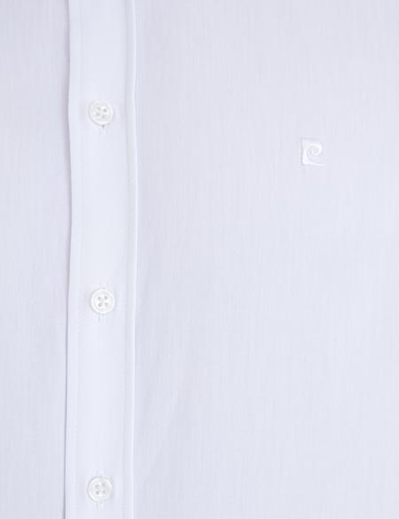 Beyaz Slim Fit Basic Gömlek - 50233545011