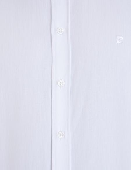 Beyaz Slim Fit Basic Gömlek - 50233545011