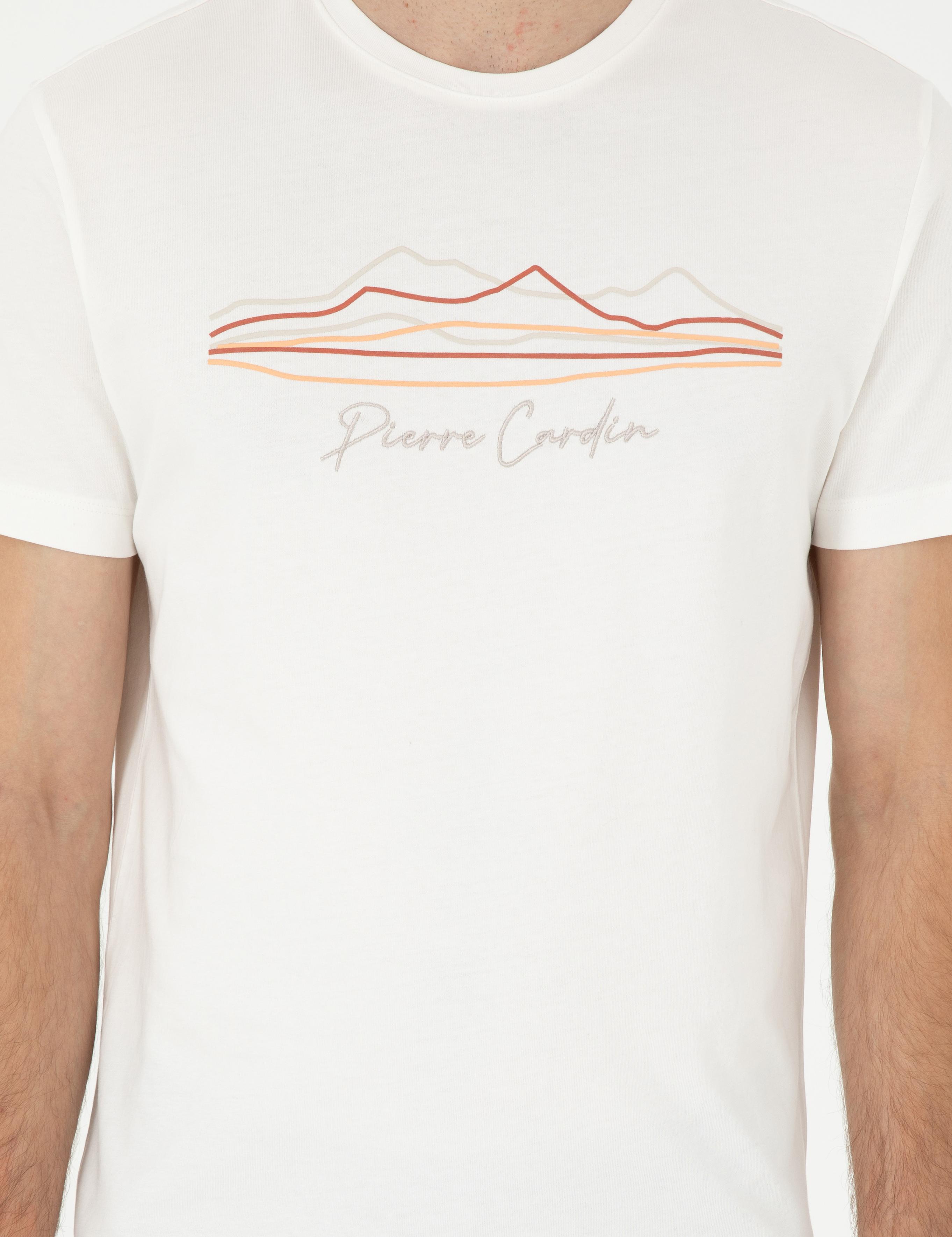 Beyaz Slim Fit Tişört