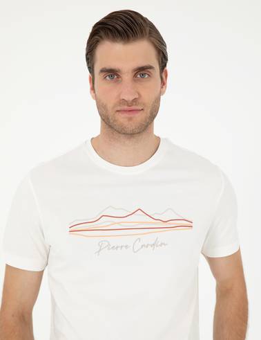 Beyaz Slim Fit Tişört