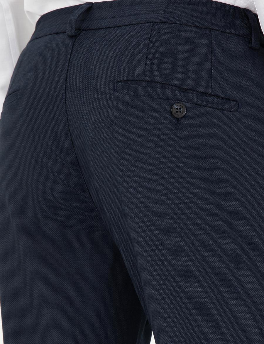 Lacivert Ex. Slim Fit Kumaş Pantolon