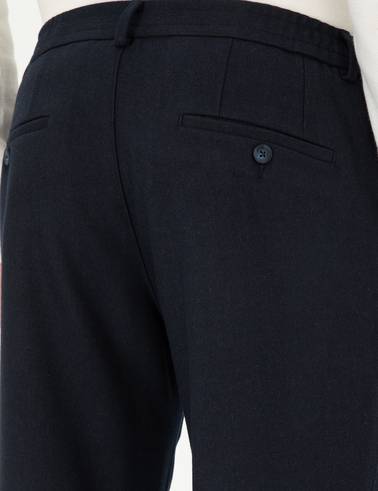 Lacivert Ex. Slim Fit Kumaş Pantolon